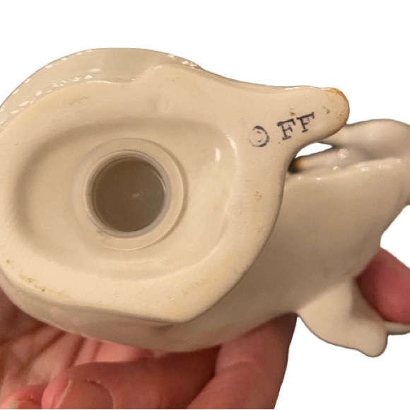 Vintage Fitz And Floyd 1976 Snuggling Nesting Pigs Salt & Pepper Shaker Set EUC - Picture 7 of 8